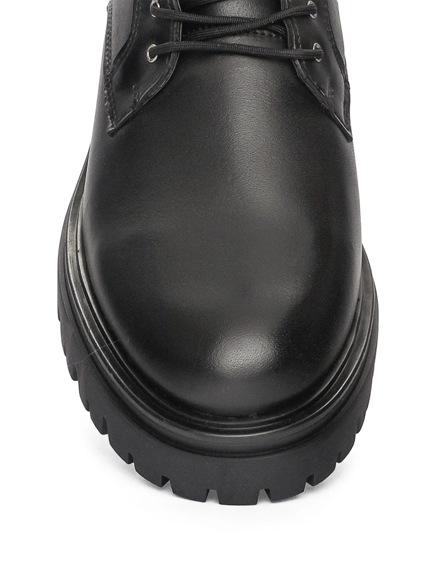 Черные кожаные ботинки Duo TEX